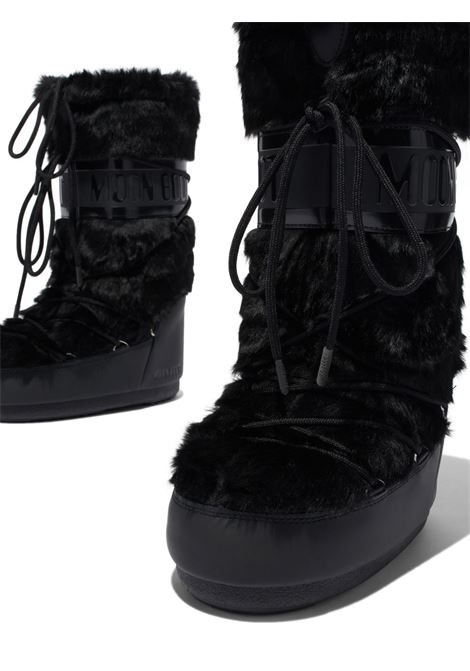 stivali icon faux fur donna neri MOON BOOT | 80D1408900N001